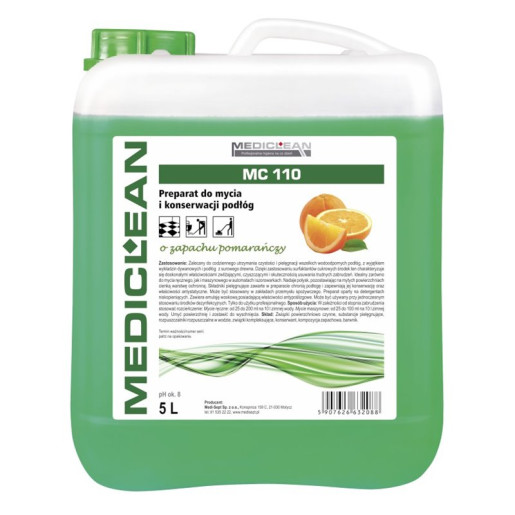 Mediclean MC 110 Preparat do mycia i konserwacji podłóg 5 L