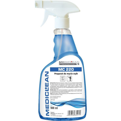 MEDICLEAN MC 220 Preparat do mycia szyb 500 ml