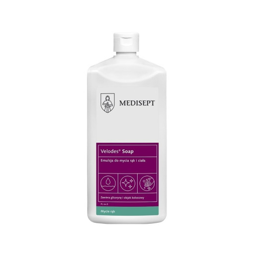 Velodes Soft do dezynfekcji rąk 500 ml