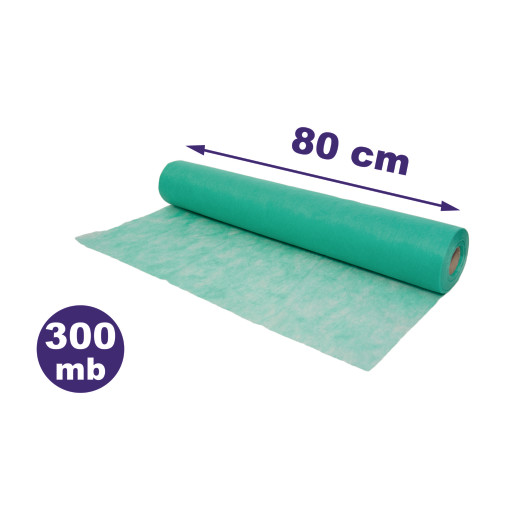 Podkład medyczny 80 cm x 300 mb GREEN