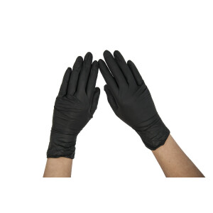 Rękawiczki nitrylowe BLACK S