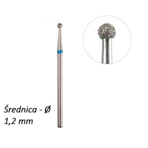 Frez z nasypem diamentowym 1,2 mm