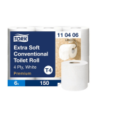 Papier toaletowy TORK 110406 Extra Premium T4 (6 rolek) 18,7m 4 warstwy