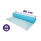 Podkład medyczny 80 cm x 50 mb BLUE