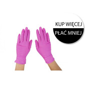 Rękawiczki nitrylowe PINK (Kup więcej, płać mniej)
