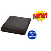 Prześcieradła z gumką 100 cm x 210 cm czarne
